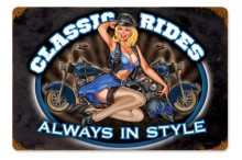 Vintage-Retro Classic Rides Metal-Tin Sign