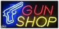 Neon Business Sign - Gun Shop