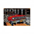 Vintage Brute Tin Sign  18 x 12 Inches