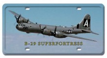 Vintage-Retro B-29 SUPERFORTRESS License Plate