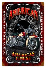 Vintage-Retro American Biker Metal-Tin Sign LARGE