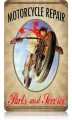 Vintage-Retro Motorcycle Metal-Tin Sign