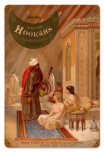Vintage-Retro Handmade Hookahs Metal-Tin Sign