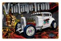 Vintage Rat Rod Vintage Iron 12 x 18 inches Tin Sign