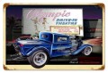Vintage-Retro Olympic Drive In Metal-Tin Sign