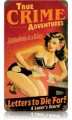 Vintage-Retro True Crime Metal-Tin Sign