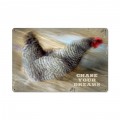 Vintage Chase Your Dreams Tin Sign 18 x 12 Inches