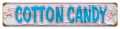 Vintage-Retro Cotton Candy Metal-Tin Sign