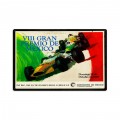 Retro Mexico Grand Prix Metal Sign  18 x 12 Inches