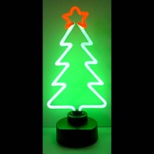 Retro CHRISTMAS TREE NEON SCULPTURE  7 W  x 14 H x 6 D