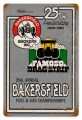 Vintage-Retro 25th Ann Bakersfield Metal-Tin Sign
