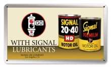 Vintage-Retro Signal Oil Can Metal-Tin Sign