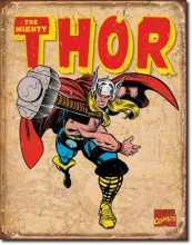 Retro The Mighty THOR Tin Sign