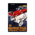 Vintage Gran Premio Italia Metal Sign 16 x 24 Inches Inches