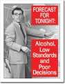 Retro Tonight's Forecast Metal Sign