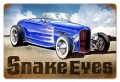 Vintage-Retro Snake Eyes Hot Rod Metal-Tin Sign