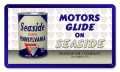 Vintage-Retro Seaside Oil Can Metal-Tin Sign