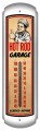 Vintage-Retro Hot Rod Garage Thermometer 5 x 17 Inches