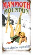 Vintage-Retro Mammoth Mountain Metal-Tin Sign