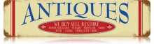 Vintage-Retro Antques Metal-Tin Sign