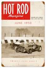 Vintage-Retro Track Roadsters Metal-Tin Sign