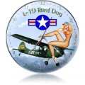 Vintage-Retro L-19 Bird Dog Wall Clock