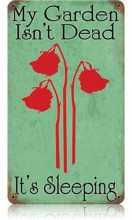 Vintage-Retro Garden Sleeping Metal-Tin Sign