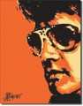 Retro Elvis Tigerman Metal Sign