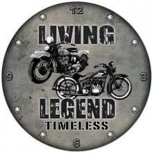 Vintage-Retro Living Legend Wall Clock