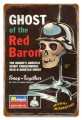 Vintage-Retro Ghost Red Barron Metal-Tin Sign