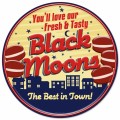 Retro Black Moons Tin Sign 14 x 14  Inches