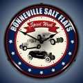 Vintage-Retro  Bonneville Speed Week Lighted Wall Clock