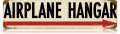 Vintage-Retro Airplane Hangar Metal-Tin Sign