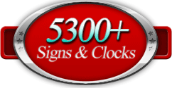 Over 3000 tin signs