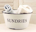 Enamel sundries bowl