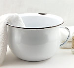Enamelware pot