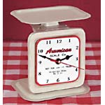 Retro kitchen scale