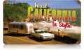 Vintage-Retro Travel California Metal-Tin Sign