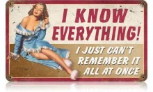 Vintage-Retro Remember Metal-Tin Sign