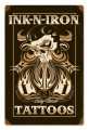 Vintage-Retro Long Beach Tattoos Metal-Tin Sign
