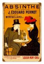 Vintage-Retro Absinthe Cafe Metal-Tin Sign