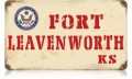 Vintage-Retro Fort Leavenworth Metal-Tin Sign