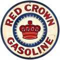 Vintage-Retro Red Crown Gasoline Metal-Tin Sign