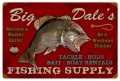 Vintage-Retro Fishing Supply Metal-Tin Sign - Personalized