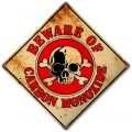 Vintage-Retro Beware Metal-Tin Sign