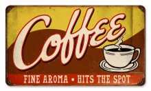 Vintage-Retro Coffee Metal-Tin Sign RPC144