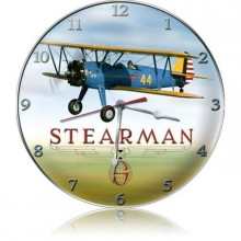 Vintage-Retro Stearman Wall Clock