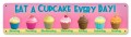 Vintage Cupcake Everyday Metal Sign