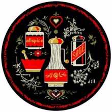 Vintage-Retro Kitchen Spices Round Metal-Tin Sign