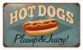 Vintage-Retro Hot Dogs Metal-Tin Sign 2